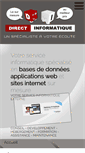 Mobile Screenshot of directinformatique.com
