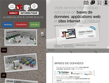 Tablet Screenshot of directinformatique.com